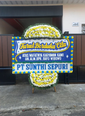 Papan Bunga Duka di Kuripan